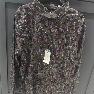 Robert graham Multicolor Abstract Shirt size xxl NWT